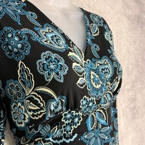 vtg y2k Dressbarn Womens Asymmetrical Hem babydoll Top Sz L fairy grunge indie